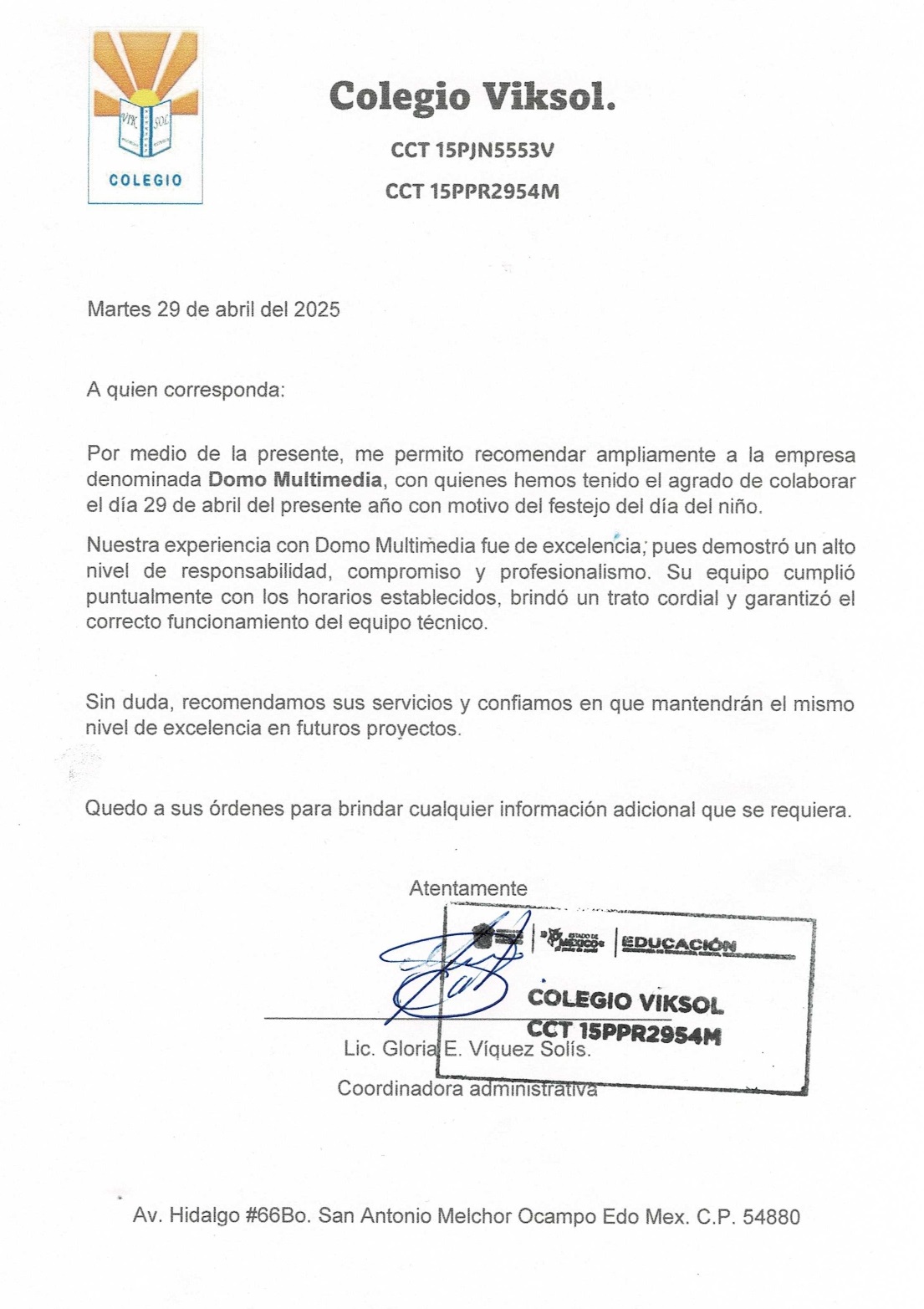 Recomendación